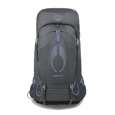 Osprey Aura AG 50L Womens Backpacking Backpack Tungsten Grey WML