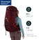 Osprey Aura AG LT 50L Womens Backpacking Backpack Antidote Purple WXSS
