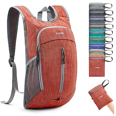G4Free 10L Hiking Backpack Small Travel Hiking Daypack Lightweight Packable Backpack Casual Foldable Shoulder Bag