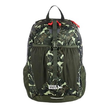 Eddie Bauer Stowaway Packable Backpack Travel Outdoor Lightweight Foldable Durable Ripstop Polyester 30L Dark Loden