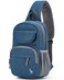 OIWAS Sling Bag Crossbody Backpack for Men One Strap Backpack Hiking Daypack Chest Bag for Women Large Capacity Water Resistant Shoulder Bags blue