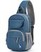 OIWAS Sling Bag Crossbody Backpack for Men One Strap Backpack Hiking Daypack Chest Bag for Women Large Capacity Water Resistant Shoulder Bags blue