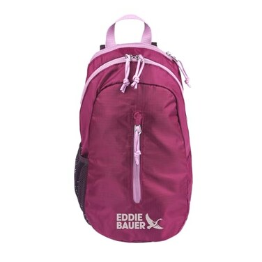 Eddie Bauer Stowaway Packable Sling Bag Travel Outdoor Lightweight Compact Ripstop Nylon Port Red10L