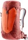 Deuter AC Lite 16L Hiking Daypack Backpack with Steel Frame Superior Breathability PaprikaRedwood