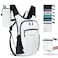 HIGH EXPERIENCE Hiking Backpack 10L15L Small Daypack Lightweight Packable Travel Foldable Water Resistan for Women Men White 10L
