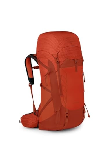 Osprey Talon Pro 40L Mens Hiking Backpack with Hipbelt Mars Orange LXL