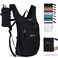 HIGH EXPERIENCE Hiking Backpack 10L15L Small Daypack Lightweight Packable Travel Foldable Water Resistan for Women Men Black 15L