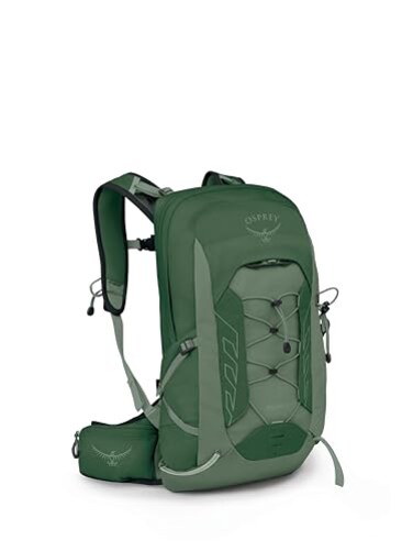 Osprey Talon 11L Mens Lightweight Hiking Backpack Small Daypack for Travel Camping Green Canopy