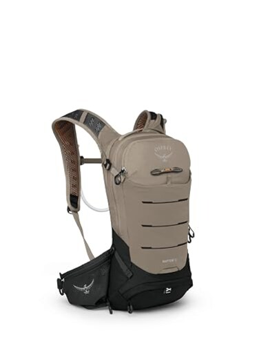 Osprey Raptor 10L Mens Mountain Biking Backpack with Hydraulics Reservoir Pediment Grey