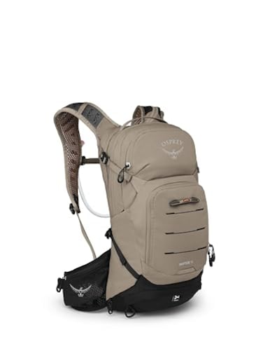 Osprey Raptor 14L Mens Mountain Biking Backpack with Hydraulics Reservoir Pediment Grey
