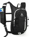 VPBAGE Foldable Small Hiking Backpack with 3 Strap Pockets Lightweight 300D Spillproof Daypack for Men Women Packable Small Travel Backpack with Chest Strap Trekking Pole Holder Durable Outdoor Bag