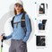 FIORETTO 15L Hiking Backpack for Women Men Mini Packable Backpack Lightweight Small Daypack for Camping Travel Outdoor Black