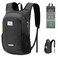 SKYSPER 10L Hiking Backpack Foldable Packable Lightweight Daypack for Travel Collapsible Small Compact Hiking Backpack for Women Men Black