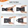 SKYSPER 10L Hiking Backpack Small Foldable Daypack Packable Lightweight Hiking Daypack Travel Day Pack for Women Men