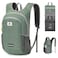 SKYSPER 10L Hiking Backpack Foldable Packable Lightweight Daypack for Travel Collapsible Small Compact Hiking Backpack for Women Men Green