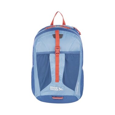 Eddie Bauer Stowaway Packable Backpack Travel Outdoor Lightweight Foldable Durable Ripstop Polyester 30L Coast Blue