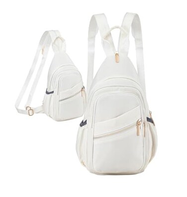 Xsecnua Small Crossbody Sling Bag for Women Mini Backpack Sling Backpack Convertible Chest Bag for Hiking Daypack