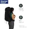 Osprey Tempest 44L Womens Lightweight Hiking Backpack Daypack for Travel Camping BlackCoal Grey XSS