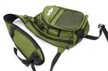NIRVANA ON THE FLY NIRVANA Fly Fishing Sling Pack Olive