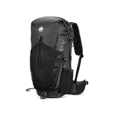 Mammut Spine 2835L Backpack Outdoor Pack wAdjustable Volume Ergonomic Suspension System Durable WaterRepellent Fabric MultiUse Design for Hiking Running Travel Everyday Black