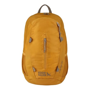 Eddie Bauer Stowaway Packable Backpack Travel Outdoor Lightweight Foldable Durable Ripstop Polyester 20L Field Gold