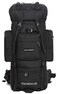 IX INOXTO 85L Lightweight Internal Frame Hiking Backpack for Men Women Waterproof Travel Camping Backpack with Rain Cover Black