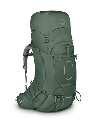 Osprey Ariel 55L Womens Backpacking Backpack Koseret Green WXSS