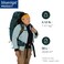 Osprey Eja 58L Womens Ultralight Backpacking Backpack Deep Teal WXSS Extended Fit
