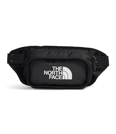 The North Face Explore Hip Fanny Pack Crossbody Sling with Water Repellent Finish 3 Liters Adjustable Strap TNF BlackTNF WhiteNPF One Size
