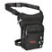 Larswon Thigh Pack Leg Bag Thigh Pouch Bag Tactical Waist Bag Motorcycle Bag Waterproof Black