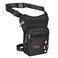 Larswon Thigh Pack Leg Bag Thigh Pouch Bag Tactical Waist Bag Motorcycle Bag Waterproof Black