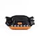 Wilderdog Mega Hip Pack with 3Liter Capacity Two Mesh Water Bottle Pockets Interior Key Loops Adjustable Straps and Poop Bag Dispenser Black
