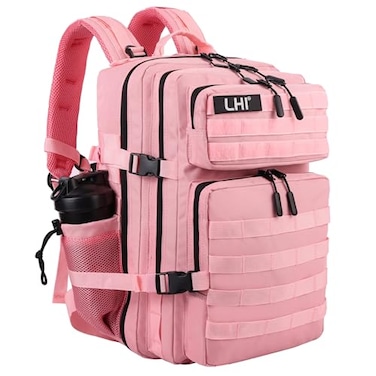 LHI Military Tactical Backpack for Men and Women 45L Army 3 Days Assault Pack Bag Large Rucksack with Molle System