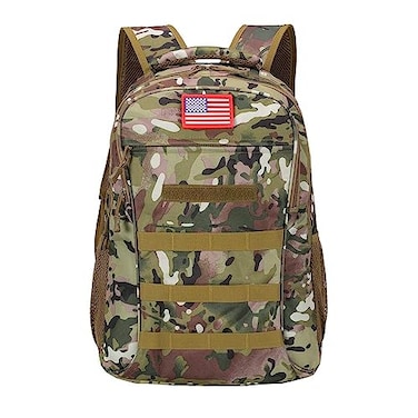 outdoor plus Camo BackpackMilitary Boys Backpacks for School40L Army Bookbag with USB Charging Port Waterproof