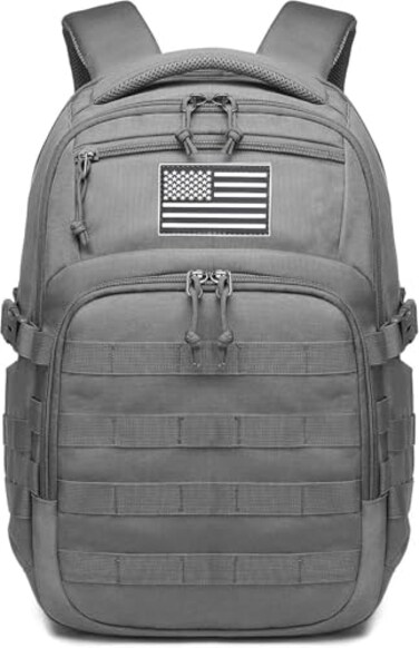 Wotony Military tactical backpack backpack for men black small tactical assault bag grey 185 inch
