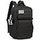 Wotony Military Tactical Backpack for Men Waterproof Daypack 3 Day Assault Pack Molle Bag with Water Bottle Holder Black 25L