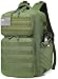 Wotony Military Tactical Backpack for Men Waterproof Daypack 3 Day Assault Pack Molle Bag with Water Bottle Holder Military green 25L