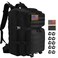 R.SASR RSASR 45L Black Tactical Backpack Military Assault Pack MOLLE System Large 3 Day Bug Out Bag for Men Women Hiking CampingBlack01