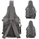 Protector Plus Tactical Sling Bag Military MOLLE Crossbody Pack Chest Shoulder Backpack EDC Diaper Satchel Motorcycle Bicycle Daypack Patch Included Gray