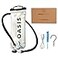 Water Buffalo Oasis Hydration Bladder 2L and 3L Water Bladder for Hiking Backpack Leakproof Design with Insulated Hose and HighFlow Bite Valve