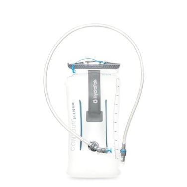 HydraPak Contour 2L Hydration Reservoir LowProfile Water Bladder Fits Most Hydration Packs HighFlow Bite Valve Leak Proof Fully Reversible and Dishwasher Safe