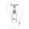 HydraPak Contour 3L Hydration Reservoir LowProfile Water Bladder Fits Most Hydration Packs HighFlow Bite Valve Leak Proof Fully Reversible and Dishwasher Safe