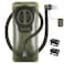 LANNEY 2L Hydration Bladder Water Bladder for Hiking Backpack 2 Liter Water Storage Bag with Insulated Tube Hydration Back Pack Replacement for Outdoor Camping Running Cycling Military Green