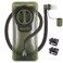 LANNEY 2L Hydration Bladder Water Bladder for Hiking Backpack 2 Liter Water Storage Bag with Insulated Tube Hydration Back Pack Replacement for Outdoor Camping Running Cycling Military Green