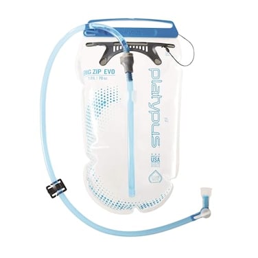 Platypus Big Zip Water Reservoir for Hydration Backpacks 2Liter EVO with Fast Flow Valve Clear