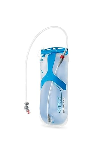 Osprey Hydraulics 2L Backpack Water Reservoir with Bite Valve BPAFree Leakproof Hydration Bladder with QuickConnect and SlideSeal Compatible with Most Hiking and Biking Packs