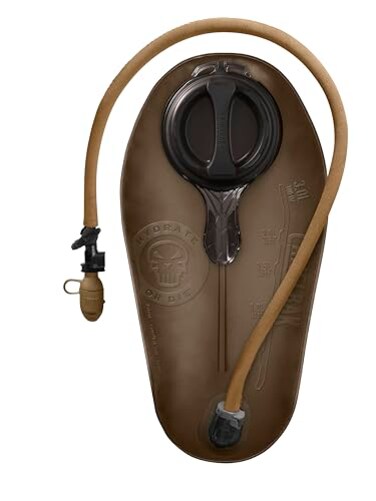Camelbak Products CamelBak MilSpec Crux Long Hydration Reservoir HighFlow 100oz 3L Water Bladder for Extended Use Brown