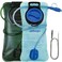 sphaiya Hydration Bladder 2L3L Water Storage Bag ReservoirMilitary Hydration Pack Replacement for Hiking Biking Climbing Cycling Running Camping Backpack with Clean Flexible Brush 3LGreenBlue
