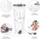 N NEVO RHINO Water Bladder 2Liter LeakProof Water Reservoir BPAFree for Hiking Backpack Water Storage Bag Wide Opening Hydration Bladder for Hydration Pack Replacement for Running Hiking Cycling