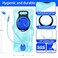 CHERAINTI Hydration Bladder 3L Water Bladder for Hiking Backpack Leak Proof Water Reservoir Storage 3 Liter BPAFree Water Pouch Hydration Pack Replacement for Biking Climbing Cycling Running Blue